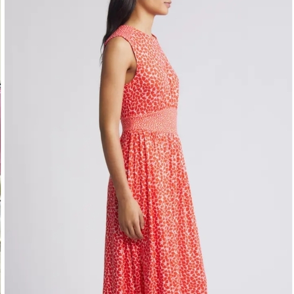 NWT Boden Red Botanic Sprig dress size 2P - Picture 3 of 8